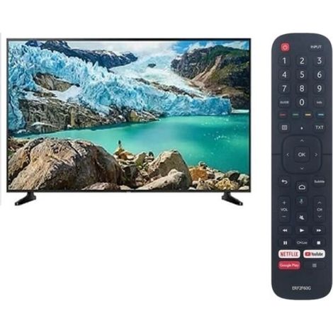 Télécommande de remplacement ERF2F60G - Compatible Hisense Smart TV - Noir - Sans Fonction Vocale (1/3)