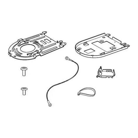 BRACKET FOR CEILING MOUNTING OF PTZ 4K CAMERA (SPARE)