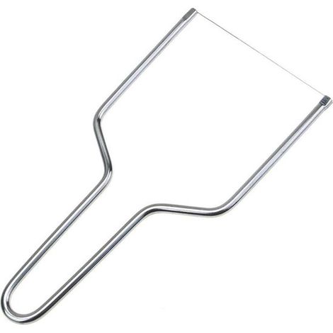 BRENZOOS, Cortador de queso con alambre, Acero inoxidable, Grosor ajustable, Fácil de usar, Fácil de limpiar, 8,3 x 9,6 cm, Cortador de queso (1/5)