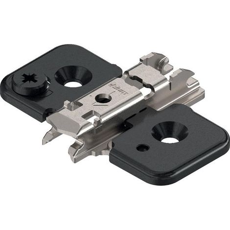 Blum Base CLIP TOP acciaio nero per regolazione porte