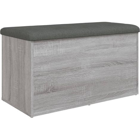 Maison Exclusive - Panca Portaoggetti Grigio Sonoma 82x42x45 cm Legno Multistrato