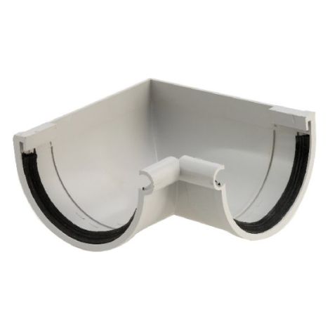Angle intérieur de goutière en PVC - Diamètre 25