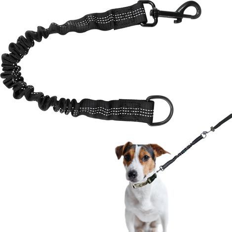 Bungee Dog Leash Shock Proof Tangle Free with Pull Damping Leash Extension Lead for Each Dog Leash Short Nylon Leash Perfect Cushioning for the (1/5)