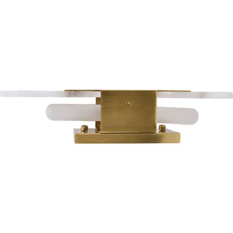 Lustre mural moderne LED en marbre dépoli, lampe murale pour salon couloir chambre d’hôtel salle de bain (100-240V, sans ampoule incluse, modèle JS801) (1/5)