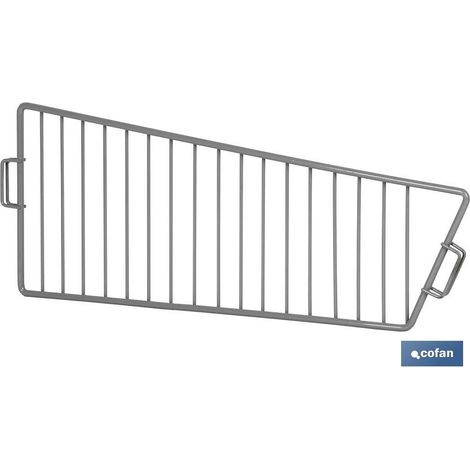 COFAN separador para cesto , SEPARADOR PARA CESTO DE EXPOSITORES 450X175X10 mm