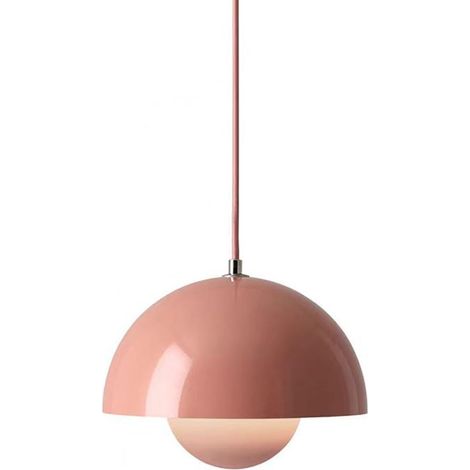 Macaron Flower Bud Lampe Suspendue Style Nordique Abat-Jour Nordique Moderne Cuisine Plafonnier Suspension Métal Aluminium Style Industriel Suspension pour Chambre,Bar,Chambre,Éclairage De C (1/4)