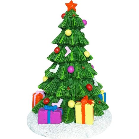 Décorations de sapin de Noël pour aquarium - Statue de sapin de Noël pour réservoir à poissons Décoration de fêtes pour aquarium Betta Fish (1/5)
