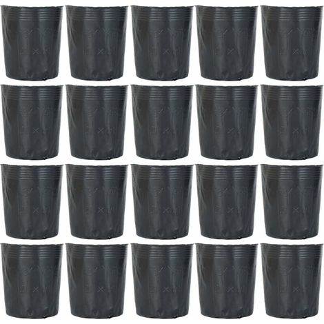 300 Pcs Pépinière De Plantes Pots en Plastique Dégradable Pot De Démarrage Jardin Fleur Nutrition Pot Jardin Outil pour Succulentes Boutures Semis 10X10 Cm (1/5)