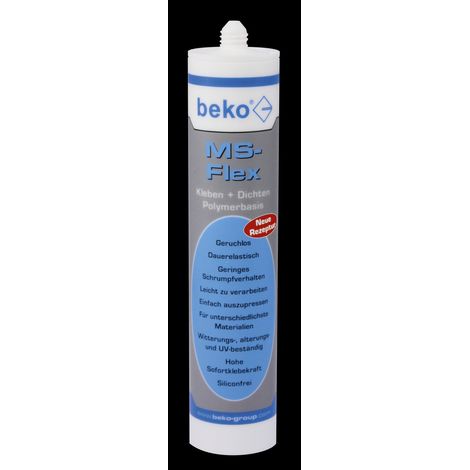 Adhesivo masilla elástica Beko MS Flex blanco 300 ml