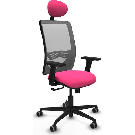 Silla ergonómica piqueras y crespo Zulema gris cuero sintético (1/2)