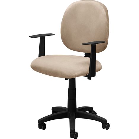 FODERA PER SEDIA DA UFFICIO sedia girevole da ufficio ISO, velluto, BEIGE, CAPPUCCINO