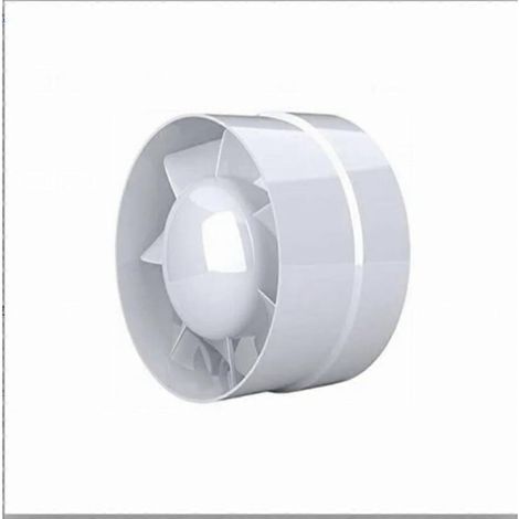 Extracteur d'air économique 100 mm, 12 W, 130 m³/s, extracteur axial LED intégré pour salle de bain, cuisine, cave (1/4)