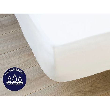 Protège matelas DODO imperméable et anti-acariens - 140 x 190 cm - IMPER PROTECT (1/3)