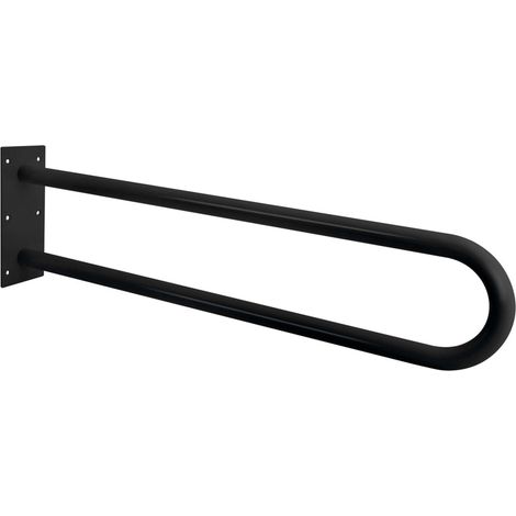 Sapho - Barra de apoyo Handicap, longitud 60 cm,  negro mate XH538B (1/5)