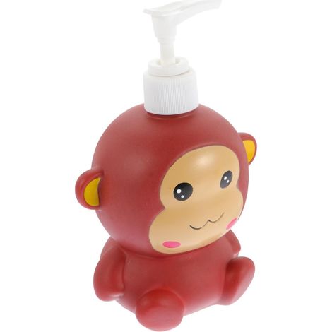Seifenspender aus Kunststoff 300 ml Affenform langlebig