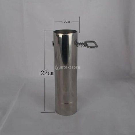 Pièces détachées pour cheminée de poêle de camping, accessoires pour poêle à bois de tente portable, conduit de cheminée, réchauds de cuisine portables (1/5)