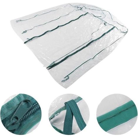 Ersatzplane aus PVC 143x73x195 cm für Tablettgewächshäuser