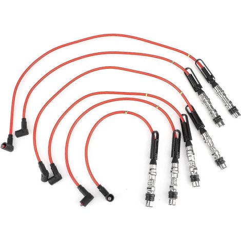 Câble d'allumage 6 pièces, fil d'étincelle 1J0998031 pour Corrado VR6 2.8 2.9 (1/5)