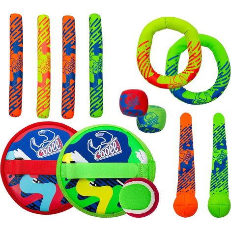 Cooee Neopren Mega Pool Ball/Stick/Ring Pool Spiel Tauchpaket 6+, 11-teilig (1/5)