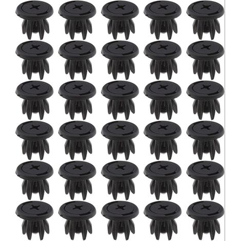 Passage de Roue Doublure Splashguard Clips Garniture de Voiture Clip Retenues 7130702966 Plastique R50 R52 R53 Noir (1/5)