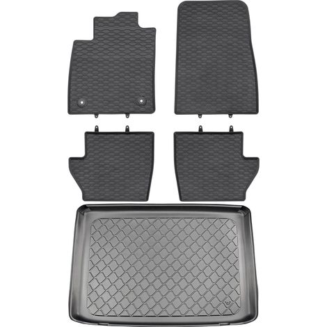 Set di tappetini in gomma per auto e tappetino per bagagliaio per Ford Puma Crossover da ottobre 2019 (1/5)