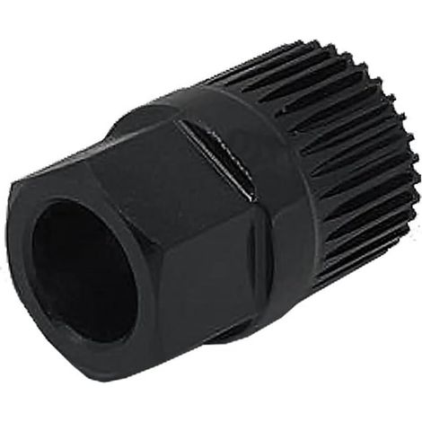 Outil de Retrait de Poulie d'alternateur 33T, Embout de Douille 17mm OD, Accessoire de Réparation de Voiture en Acier allié de qualité Supérieure pour Poulie à Roue Libre de Générateur (1/4)