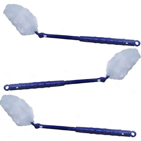Acchiappa polv con manico lungo spolverino richiudibile regolabile fino 85cm per pulizia casa camera cucina soggiorno swiffer (1/5)