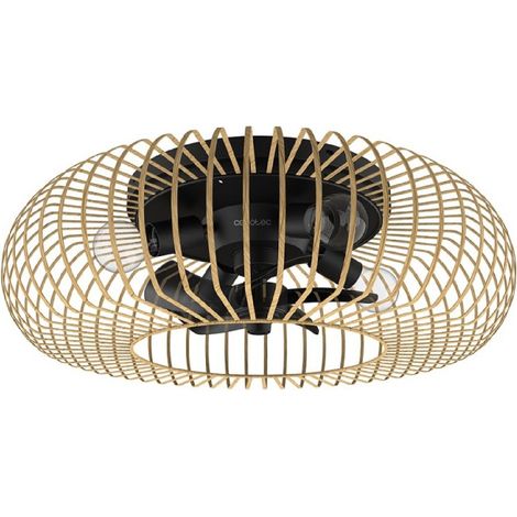 Ventilatori da soffitto EnergySilence LampAero 600 Natural WhiteWood Cecotec (1/4)