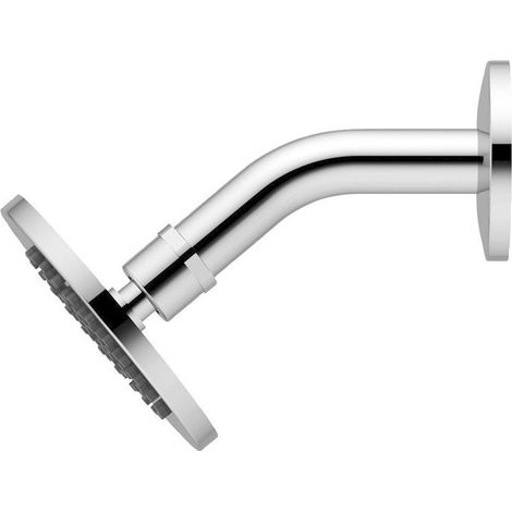 Douche à effet pluie IDEALRAIN d : 100 mm, avec raccord mural courbe chromé IDEAL STANDARD