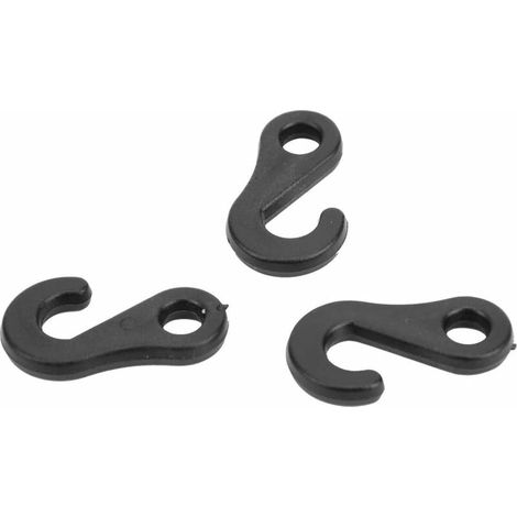 Filiyano-Keenso Lot de 20 crochets en forme de S, accessoires pour tentes et accessoires de camping portables en PVC résistant aux hautes températures (1/5)