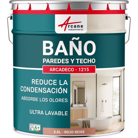 Pintura impermeable baño: para paredes y techos de baño - ARCADECO - 1215 (1/2)