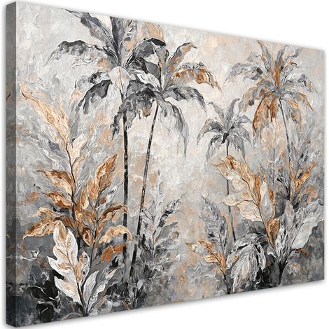 Tableau déco Feuilles de palmier abstraites 100x70 (1/5)