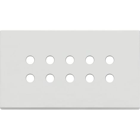VIMAR - 22699.RN.01 Platte 5Mx10 BS Rund mattweiß