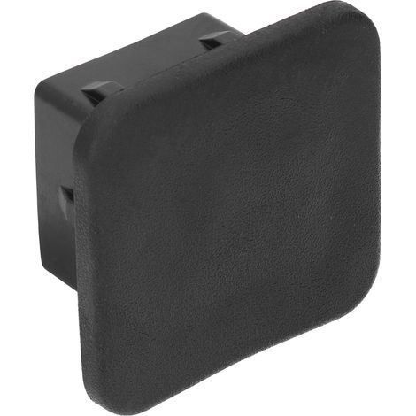Bouchon d'attelage universel en caoutchouc noir, capuchon protecteur flexible pour récepteur 2 pouces, embout anti-poussière pour remorque, accessoire robuste et étanche. (1/5)