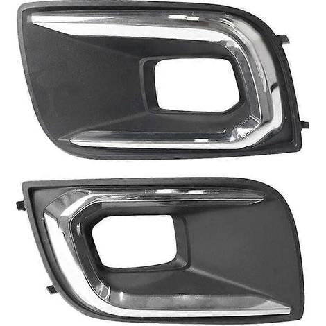 Auto Front Stoßstange Nebel Licht Lünette Abdeckung Nebel Lampe Rahmen 520400C010 520300C010 für Toyota Sequoia 2018-2021 (1/5)