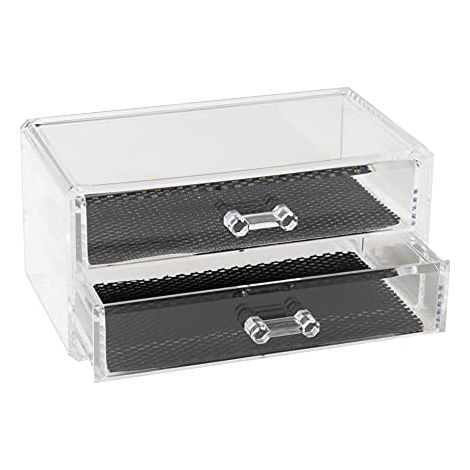 Compactor Cosmetic Organizer RAN7482, Plastica, Trasparente, 18.6 x 11 x 9 cm (1/2)
