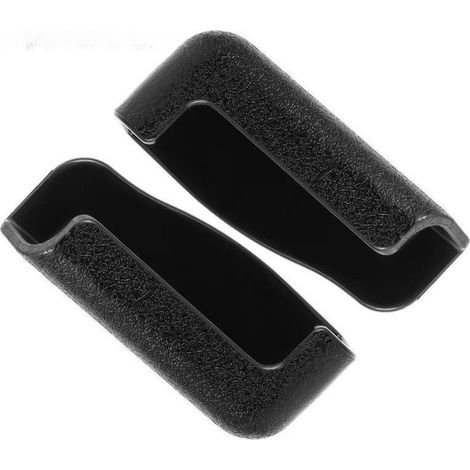 Soporte multifuncional para teléfono, autoadhesivo para el salpicadero del coche, ancho ajustable, soporte para teléfono con navegador, apto para el asiento trasero del coche (negro). (1/5)