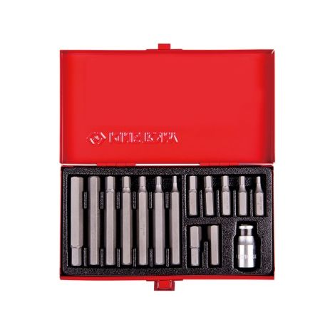 KING TONY - Coffret embouts mâles 6 pans 15 pièces