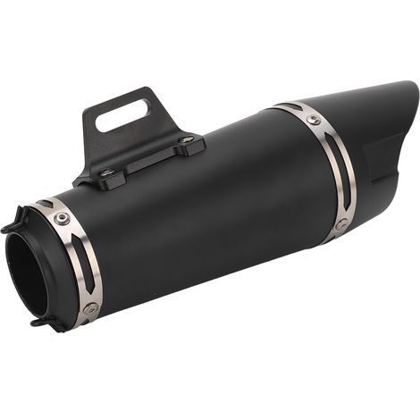 Motorrad-Auspuffendrohr 38 bis 51 mm, universeller Auspuffschalldämpfer als Ersatz für Suzuki GSXR1000 und SV650, schwarz (1/5)