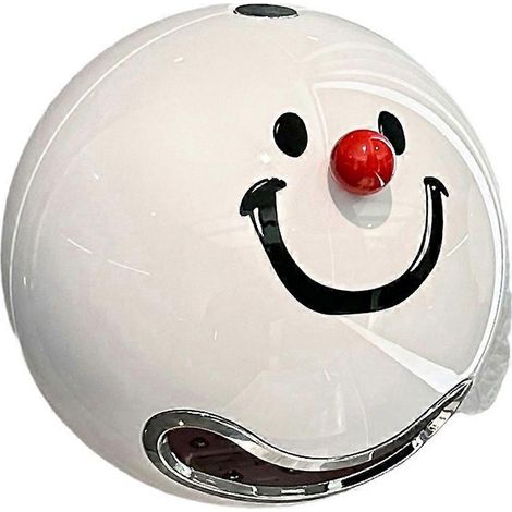Boîte à papier toilette murale avec ventouse pour papier toilette, motif visage souriant (1/5)