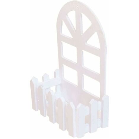 Panier Suspendu en Bois Planteur Clôture Fleur Panier Antique Pot De Fleur en Bois pour Arrangement Floral Balcon Salon Bar Décoration De Fête De Mariage (1/5)