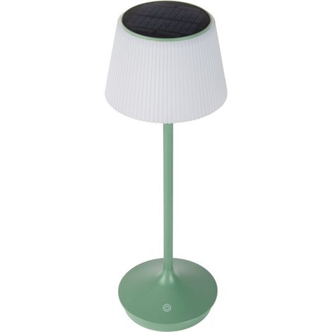 Lampe à poser LED sans fil rechargeable extérieur et intérieur métal et plastique H38 cm - PANGIVO (1/5)