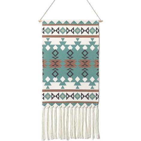 Tapisserie murale bohème tissée en macramé, décoration murale (1/5)