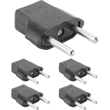 Adaptateur de voyage 5X USA vers EU (prise européenne) (1/5)