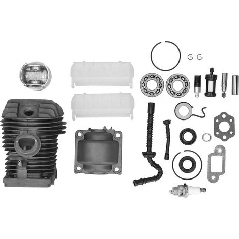 Kit bloc-cylindres, piston, bougie d'allumage et filtre à carburant pour tronçonneuses Stihl MS230 MS250 023 025. (1/5)
