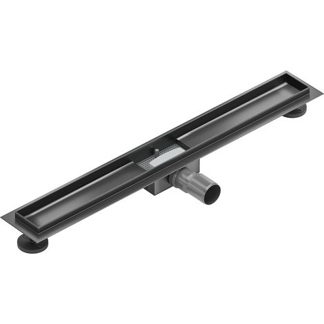 Mexen Flat Korpus für Linienentwässerung 80 cm, gebürstetes Gewehrgrau - 1E15080 (1/4)