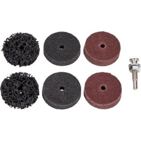 Blue Spot Tools 7 Piece 2" Grinding and Stripping Wheel Set (1/2)