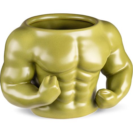 Tazza muscolare - verde (1/5)