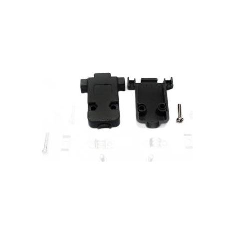 Alloggiamento per connettore RS232 D-SUB9 nero - 2 PEZZI