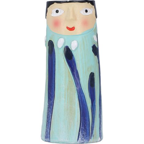 Vase décoratif en résine, pièce artisanale exquise et inodore, pour la maison, le bureau ou le salon. (1/5)